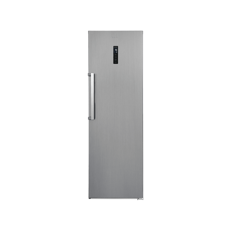 EXQUISIT KS360-V-HE-040E inoxlook Kühlschrank (118,00 kWh/Jahr, E, 1850 mm hoch, Edelstahloptik)