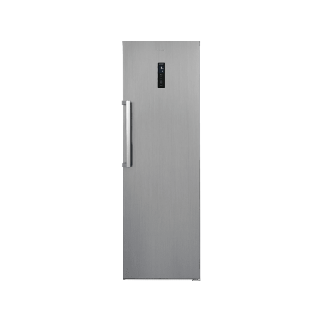 EXQUISIT KS360-V-HE-040E inoxlook Kühlschrank (118,00 kWh/Jahr, E, 1850 mm hoch, Edelstahloptik)