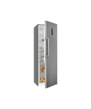 EXQUISIT KS360-V-HE-040E inoxlook Kühlschrank (118,00 kWh/Jahr, E, 1850 mm hoch, Edelstahloptik)