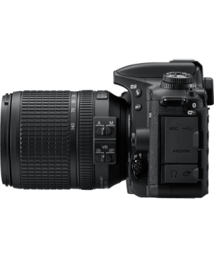 KON D7500 Kit Spiegelreflexkamera, 20,9 Megapixel, 18-140 mm Objektiv (AF-S, DX, ED, VR), Touchscreen Display, WLAN, Schwarz