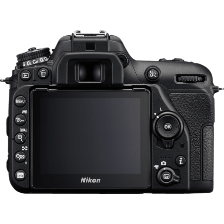 NIKON D7500 Body Spiegelreflexkamera, 20,9 Megapixel, Touchscreen Display, WLAN, Schwarz