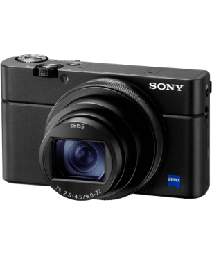 SONY Cyber-shot DSC-RX100 VII Zeiss NFC Digitalkamera Schwarz , 8x opt. Zoom, Xtra Fine/TFT-LCD, WLAN