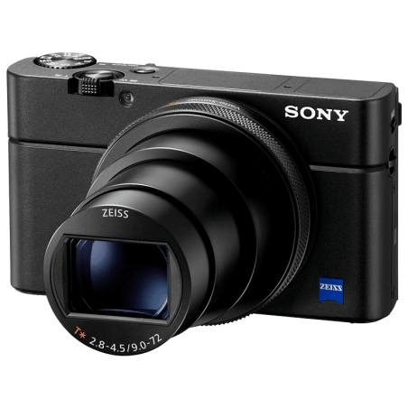 SONY Cyber-shot DSC-RX100 VII Zeiss NFC Digitalkamera Schwarz , 8x opt. Zoom, Xtra Fine/TFT-LCD, WLAN