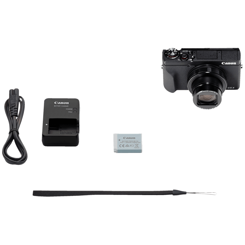 CANON PowerShot G5 X Mark II Digitalkamera Schwarz, , 5fach opt. Zoom, Touchscreen-LCD (TFT), WLAN