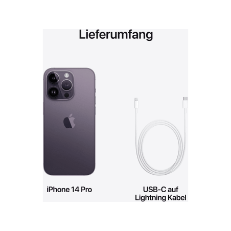 iPhone 14 Pro 128 GB Space Schwarz Dual SIM