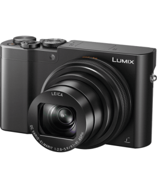 PANASONIC Lumix DMC-TZ101 LEICA Digitalkamera Schwarz , 10x opt. Zoom, LCD-Display