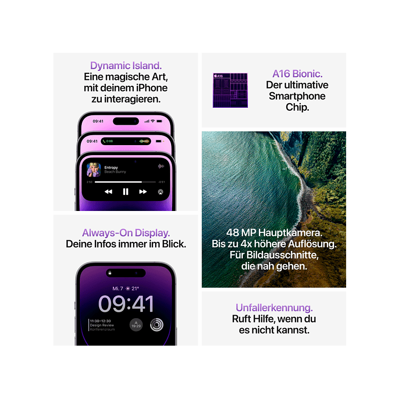 iPhone 14 Pro 512 GB Dunkellila Dual SIM iPhone 14 Pro 512 GB Dunkellila Dual SIM