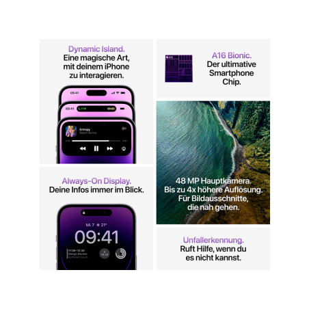 iPhone 14 Pro 512 GB Dunkellila Dual SIM