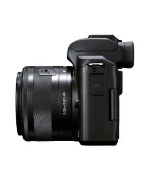 CANON Canon EOS M50 MK II Kit + Tasche und 16GB Speicherkarte Systemkamera mit Objektiv 15-45mm
