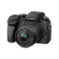 PANASONIC Lumix DMC-G70K + 16 GB Speicherkarte + Tasche Systemkamera mit Objektiv 14-42 mm , 7,62 cm Display Touchscreen, WLAN