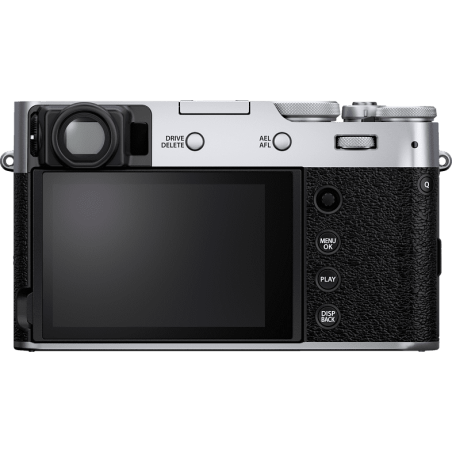 FUJIFILM X100V Kompaktkamera Silber, Festbrennweite opt. Zoom, LC, WLAN