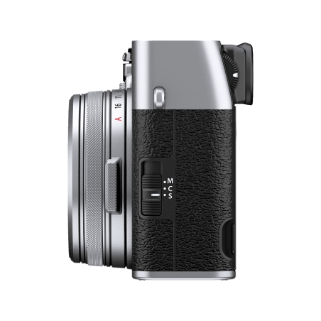FUJIFILM X100V Kompaktkamera Silber, Festbrennweite opt. Zoom, LC, WLAN