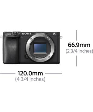 SONY Alpha 6400 Kit (ILCE-6400L) Systemkamera mit Objektiv 16-50 mm , 7,6 cm Display Touchscreen, WLAN