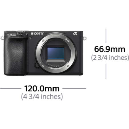 SONY Alpha 6400 Kit (ILCE-6400L) Systemkamera mit Objektiv 16-50 mm , 7,6 cm Display Touchscreen, WLAN