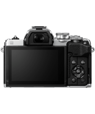 OLYMPUS OM-D E-M10 Mark IV Pancake Kit, 14-42mm F3.5-5.6, kompakte Selfie Systemkamera , 7,6 cm Display Touchscreen, WLAN