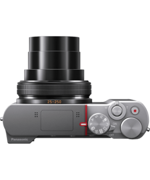 PANASONIC Lumix DMC-TZ101 LEICA Digitalkamera Anthrazit/Silber, , 10x opt. Zoom, LCD-Display