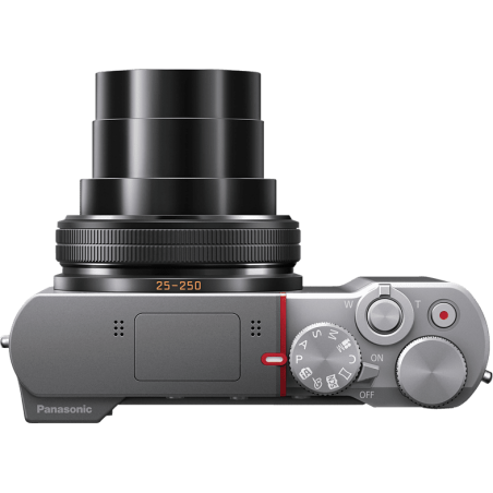 PANASONIC Lumix DMC-TZ101 LEICA Digitalkamera Anthrazit/Silber, , 10x opt. Zoom, LCD-Display