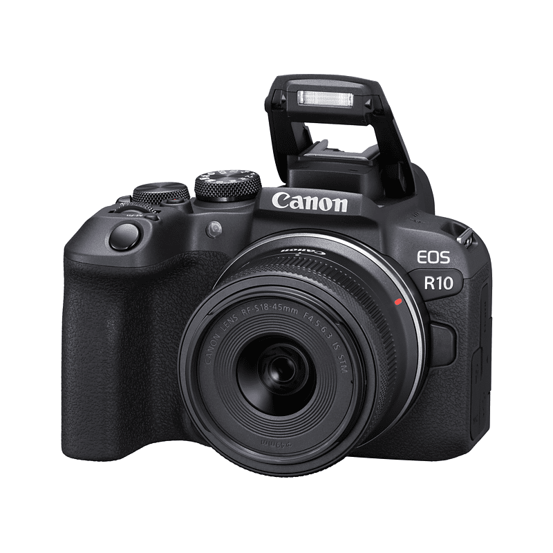 CANON EOS R10 Kit Mount Adapter EF-EOS R Systemkamera mit Objektiv 18-45 mm , 7,5 cm Display Touchscreen, WLAN CANON EOS R10 Kit Mount Adapter EF-EOS R Systemkamera mit Objektiv 18-45 mm , 7,5 cm Display Touchscreen, WLAN