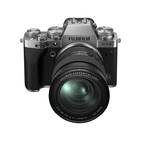 FUJIFILM X-T4 Kit Systemkamera mit Objektiv 16-80 mm , 7,6 cm Display Touchscreen, WLAN