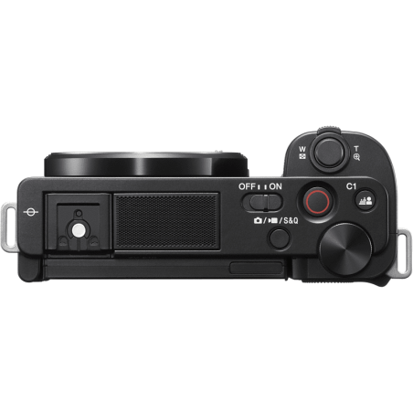 SONY Alpha ZV-E10 Body Vlogging Kamera Systemkamera , 7,5 cm Display Touchscreen, WLAN