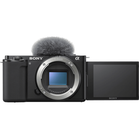 SONY Alpha ZV-E10 Body Vlogging Kamera Systemkamera , 7,5 cm Display Touchscreen, WLAN