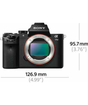 SONY Alpha 7 M2 Body (ILCE-7M2B) Systemkamera , 7,6 cm Display, WLAN