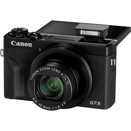 CANON PowerShot G7 X Mark III Digitalkamera Schwarz, , 4.2fach opt. Zoom, Touchscreen-LCD (TFT), WLAN