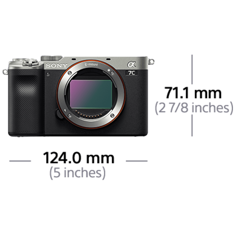 SONY Alpha 7C Body (ILCE-7C) Systemkamera , 7,6 cm Display Touchscreen, WLAN SONY Alpha 7C Body (ILCE-7C) Systemkamera , 7,6 cm Display Touchscreen, WLAN