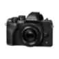OLYMPUS OM-D E-M10 Mark IV Pancake Kit, 14-42mm F3.5-5.6, kompakte Selfie Systemkamera , 7,6 cm Display Touchscreen Schwarz