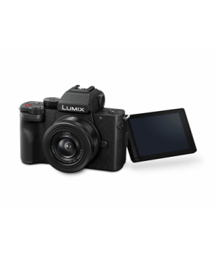 PANASONIC DC-G110KEG-K Kit Systemkamera mit Objektiv 12-32 mm , 7,5 cm Display Touchscreen
