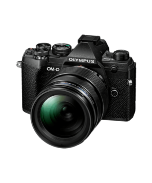 OLYMPUS OM-D E-M5 Mark III Systemkamera mit Objektiv 12-40 mm , 7,6 cm Display Touchscreen