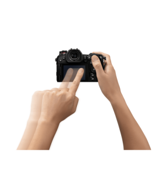 PANASONIC DC-G91EG-K Lumix G Body Systemkamera , 7,5 cm Display Touchscreen, WLAN