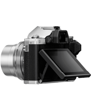 OLYMPUS OMD E-M10 Mark IV Kit Systemkamera mit Objektiv 14-42 mm , 7,6 cm Display Touchscreen, WLAN