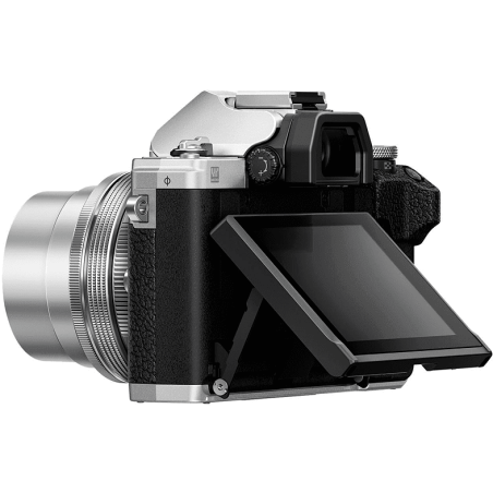 OLYMPUS OMD E-M10 Mark IV Kit Systemkamera mit Objektiv 14-42 mm , 7,6 cm Display Touchscreen, WLAN
