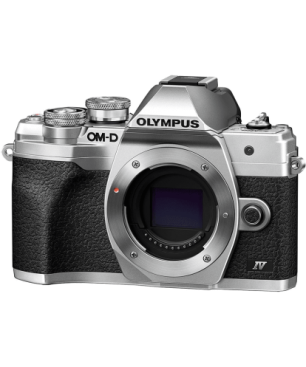 OLYMPUS OMD E-M10 Mark IV Kit Systemkamera mit Objektiv 14-42 mm , 7,6 cm Display Touchscreen, WLAN