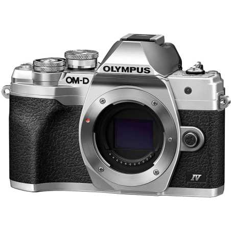 OLYMPUS OMD E-M10 Mark IV Kit Systemkamera mit Objektiv 14-42 mm , 7,6 cm Display Touchscreen, WLAN