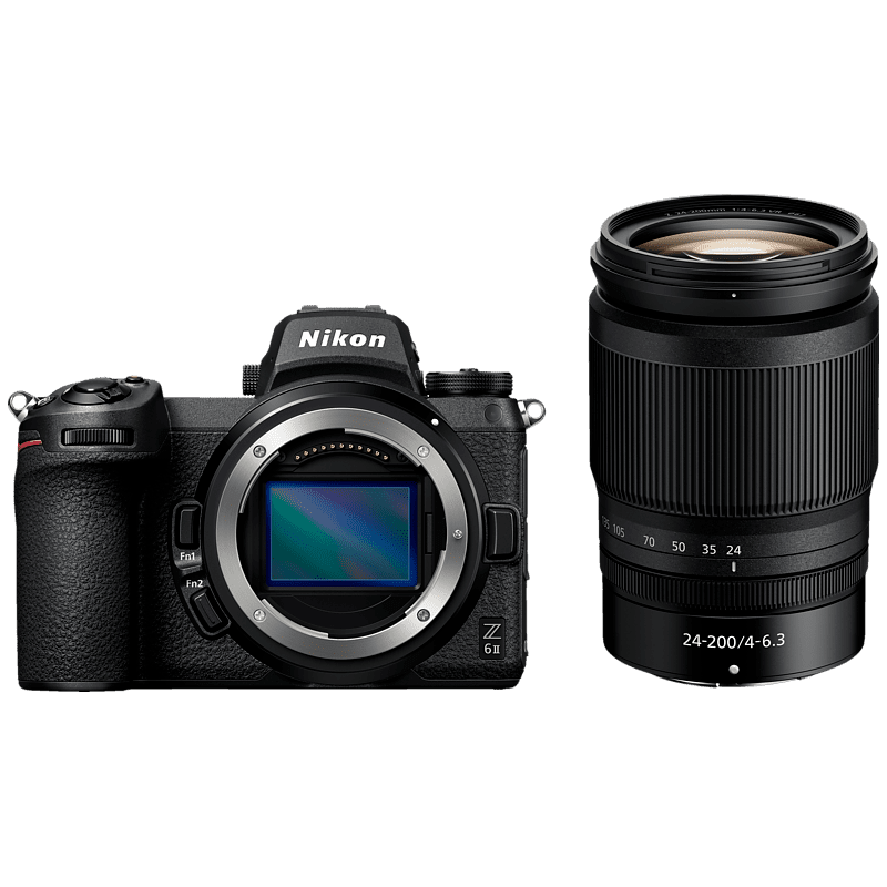 NIKON Z 6II Kit Systemkamera mit Objektiv 24-200 mm , 8 cm Display Touchscreen, WLAN NIKON Z 6II Kit Systemkamera mit Objektiv 24-200 mm , 8 cm Display Touchscreen, WLAN