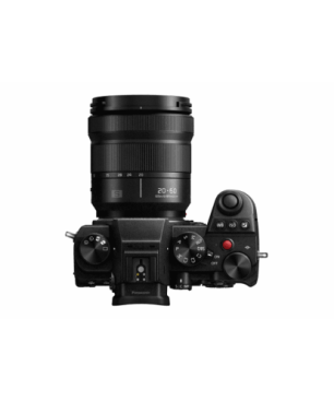 PANASONIC DC-G91MEG-K Lumix G Kit Systemkamera mit Objektiv 12-60 mm , 7,5 cm Display Touchscreen, WLAN