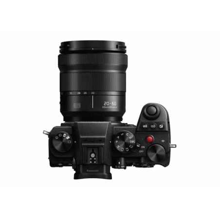PANASONIC DC-G91MEG-K Lumix G Kit Systemkamera mit Objektiv 12-60 mm , 7,5 cm Display Touchscreen, WLAN