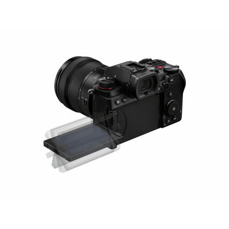 PANASONIC DC-G91MEG-K Lumix G Kit Systemkamera mit Objektiv 12-60 mm , 7,5 cm Display Touchscreen, WLAN