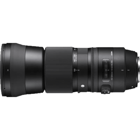 SIGMA 745954 Contemporary 150 mm - 600 mm f/5-6.3 DG (Objektiv für Canon EF-Mount, Schwarz)