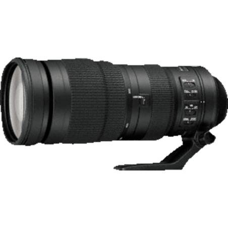 NIKON AF-S NIKKOR 200?500 mm 1:5.6E ED VR 200 mm - 500 mm f/5.6 AF-S, ED, VR (Objektiv für Nikon F-Mount, Schwarz)