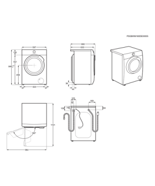 AEG L9FE86495 9000er Serie Waschmaschine (9 kg, 1351 U/Min., A)