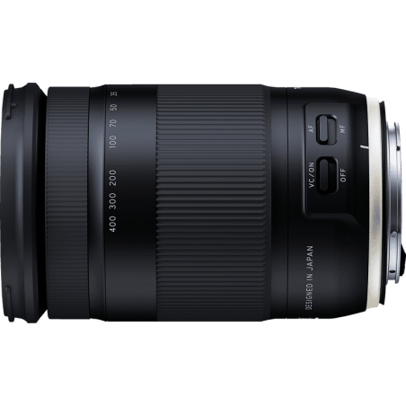 TAMRON DI HLD 18 mm - 400 mm f/3.5-6.3 Di II, HLD, VC (Objektiv für Nikon F-Mount, Schwarz)