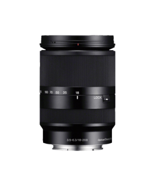 SONY SEL18200LE 18 mm - 200 mm f/3.5-6.3 OSS, ASPH, Circulare Blende (Objektiv für Sony E-Mount, Schwarz)