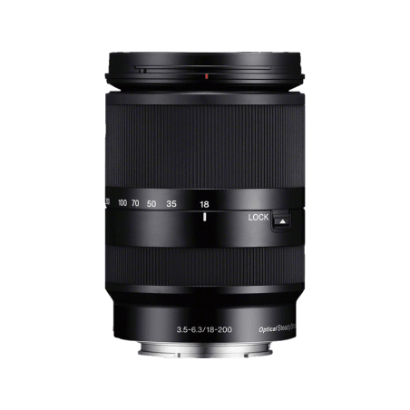 SONY SEL18200LE 18 mm - 200 mm f/3.5-6.3 OSS, ASPH, Circulare Blende (Objektiv für Sony E-Mount, Schwarz)