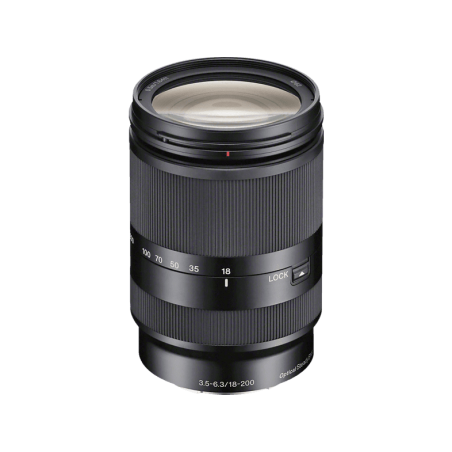 SONY SEL18200LE 18 mm - 200 mm f/3.5-6.3 OSS, ASPH, Circulare Blende (Objektiv für Sony E-Mount, Schwarz)