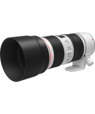 CANON EF 70 mm - 200 mm f/4 EF, L-Reihe, IS II, USM (Objektiv für Canon EF-Mount, Weiss)