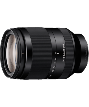 SONY SEL24240 Vollformat 24 mm - 240 mm f/3.5-6.3 OSS, ED, ASPH, DMR, Circulare Blende (Objektiv für Sony E-Mount, Schwarz)