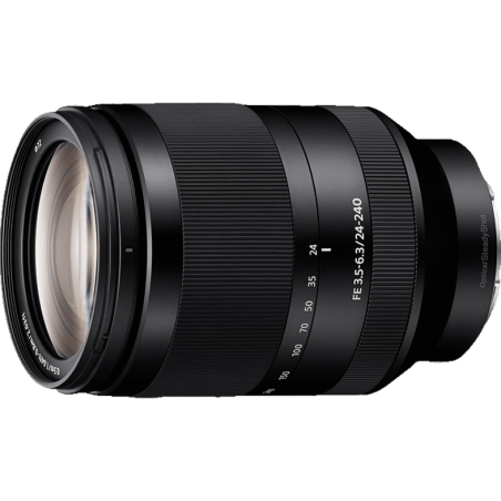 SONY SEL24240 Vollformat 24 mm - 240 mm f/3.5-6.3 OSS, ED, ASPH, DMR, Circulare Blende (Objektiv für Sony E-Mount, Schwarz)